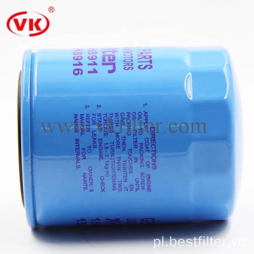 Automatyczny filtr oleju o wysokości 100 mm, średnicy zewnętrznej 80 mm VKXJ8016 15208-H8916